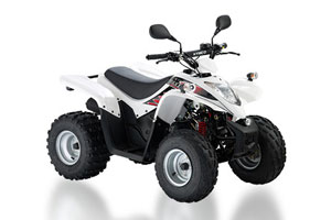 quad kymco fille