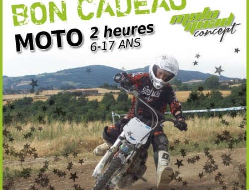 LES BONS CADEAUX QUAD ET MOTO SONT EN LIGNE